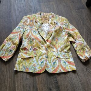 Robert Graham Multicolor Paisley Blazer